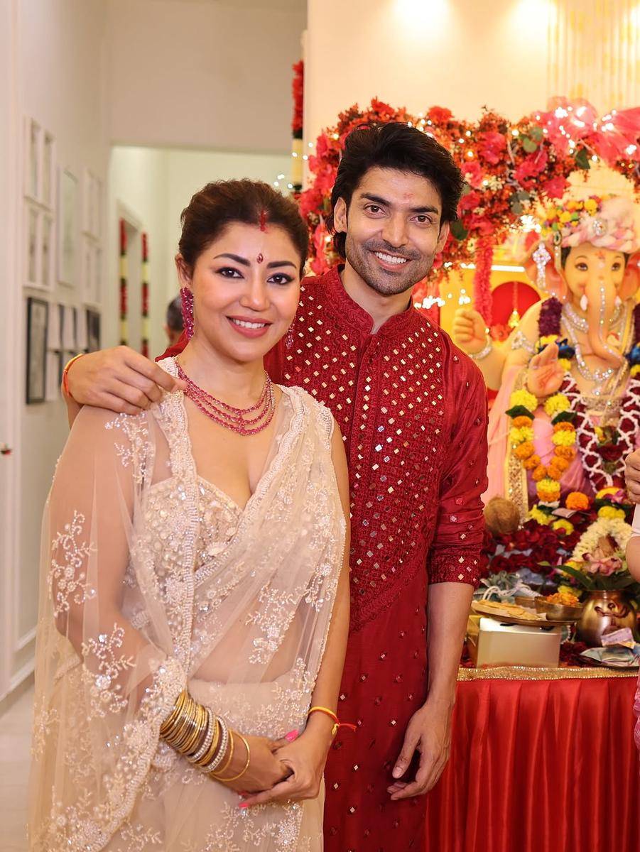 Gurmeet Choudhary dan istri