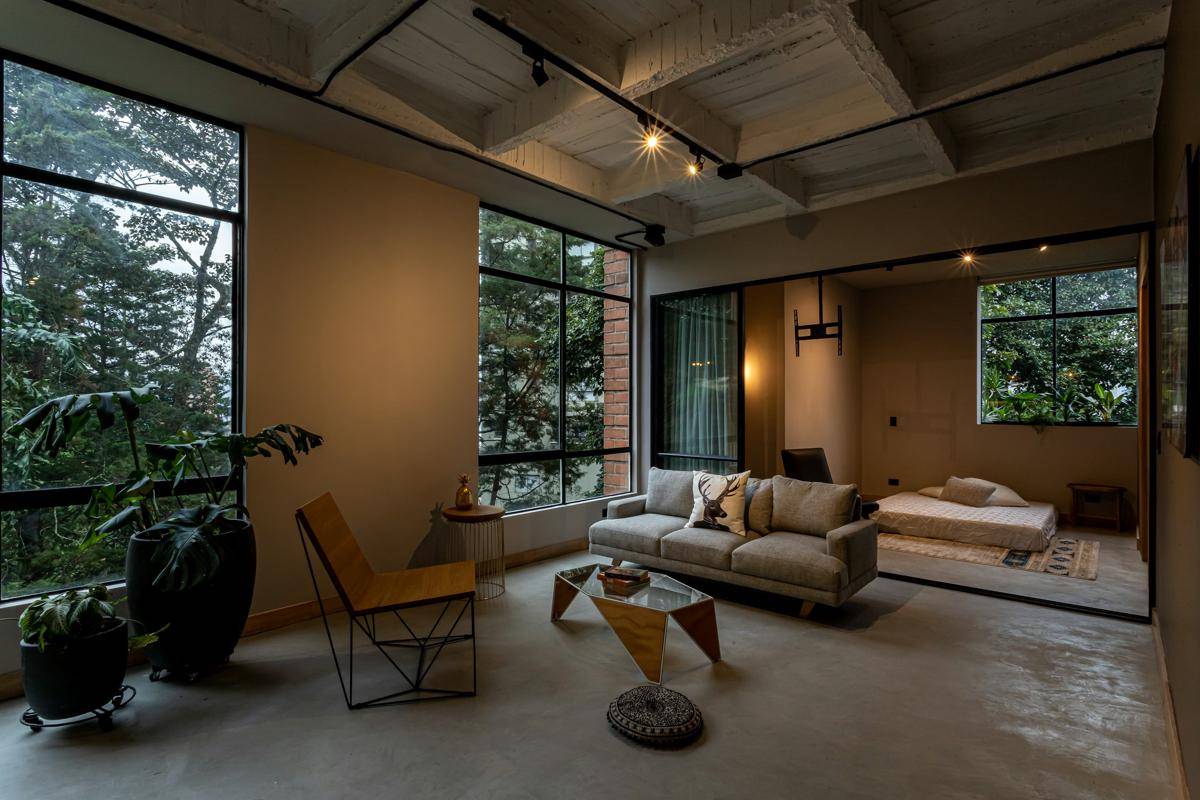 ilustrasi rumah bergaya industrial (unsplash.com/Lissete Laverde)