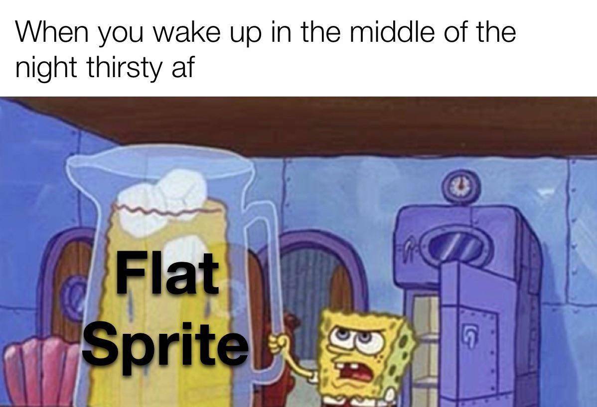 meme SpongeBob tentang soda