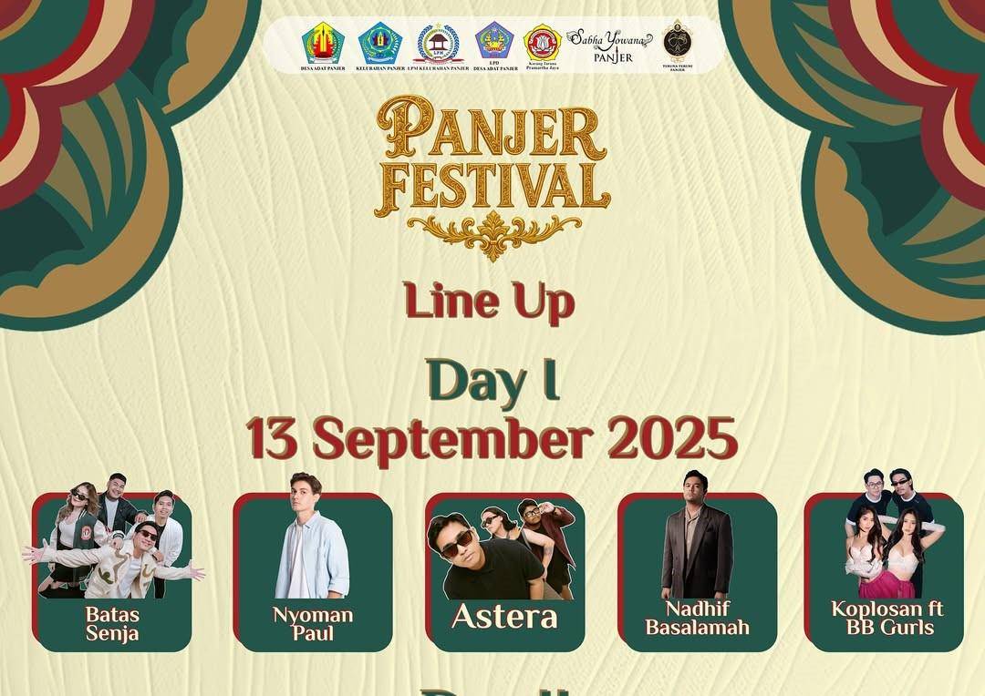 Line up Panjer Festival 2025. (Instagram.com/panjerfestival )