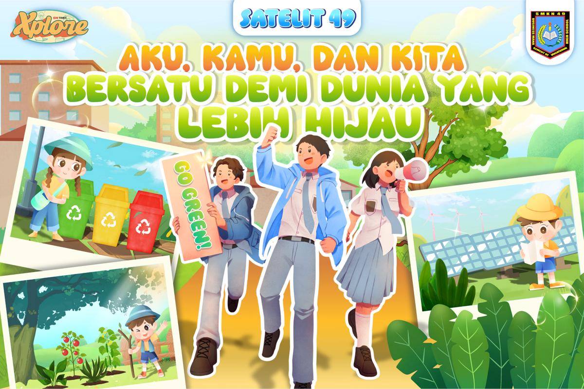 IDN Times Xplore/SATELIT_SMKN 49 JAKARTA