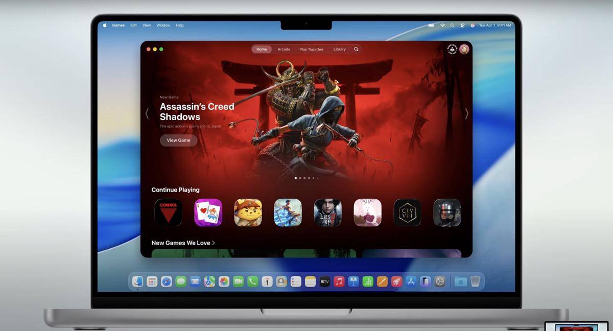 fitur Game di macOS Tahoe