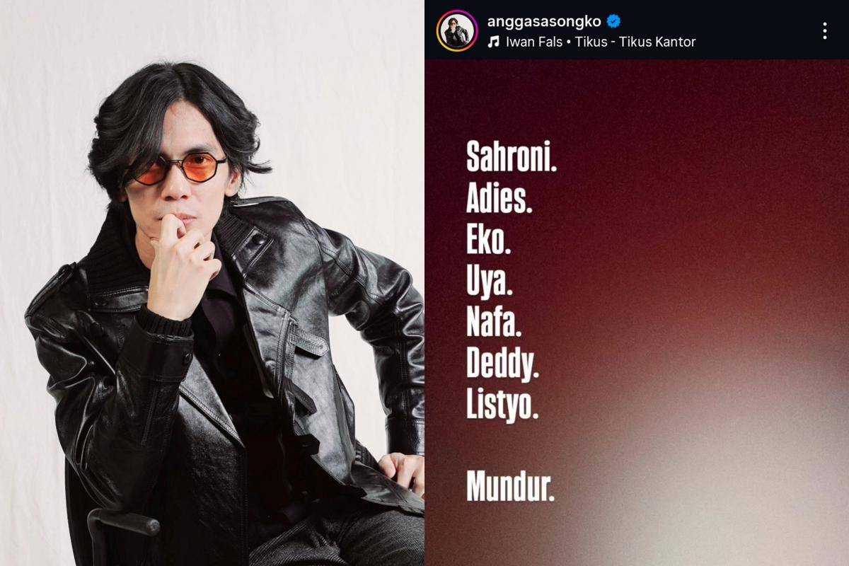 Angga Dwimas Sasongko desak mundur sejumlah anggota DPR dan Kapolri