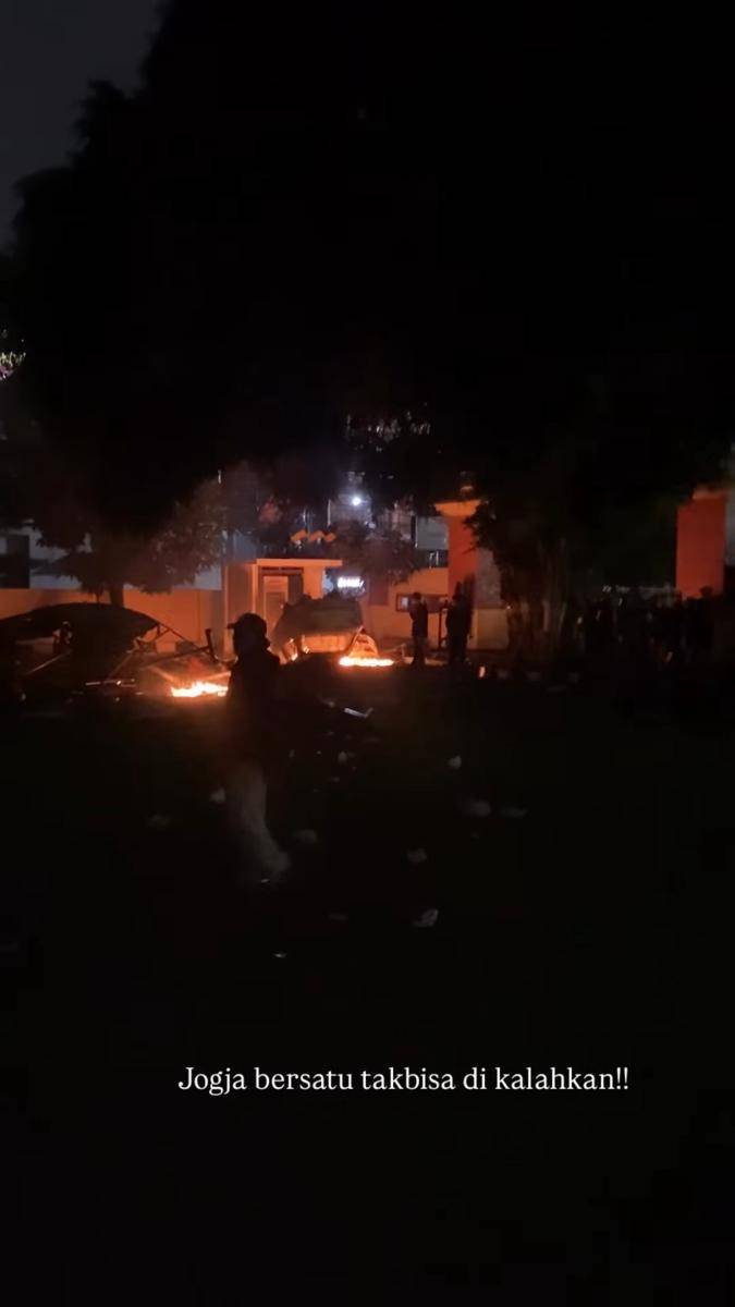 Abidzar ikut demo di Jogja