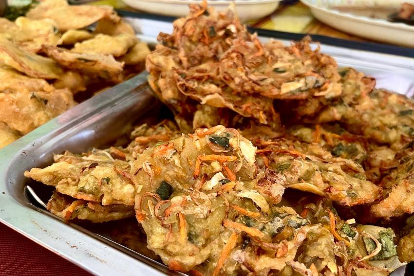 Potret bakwan sayur