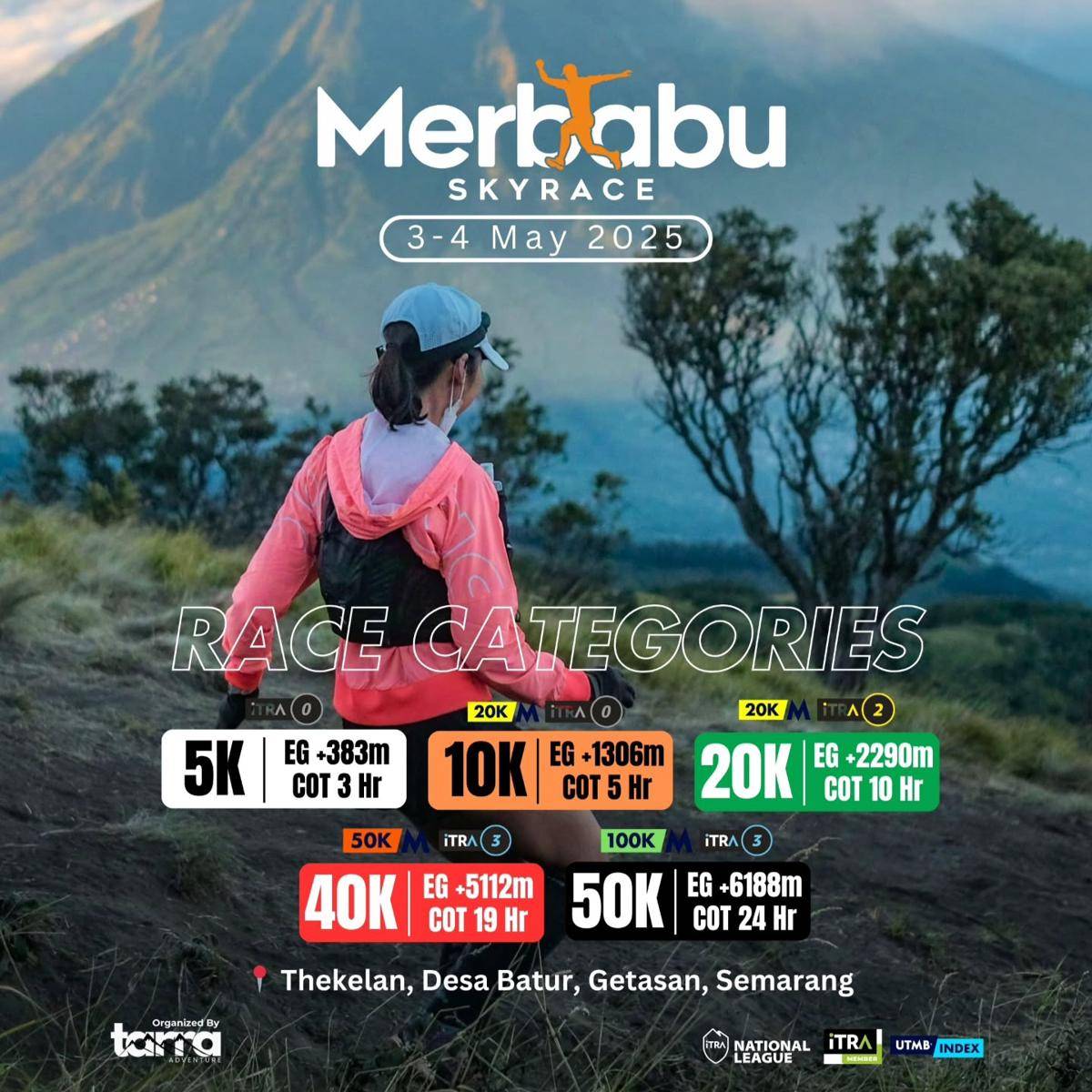 Merbabu Skyrace, event trail run di Indonesia