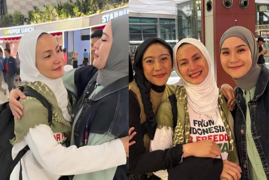 Wanda Hamidah berangkat berlayar ke Gaza