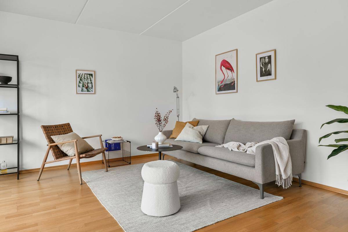 ilustrasi rumah bergaya scandinavian