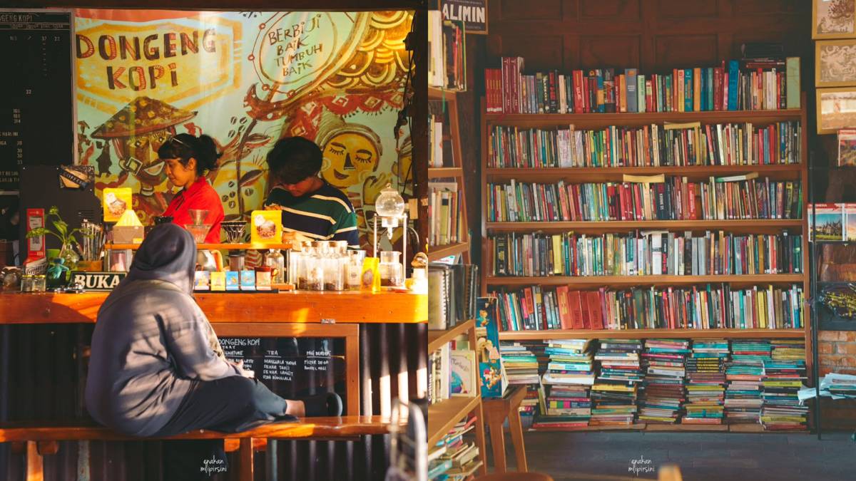 6 Rekomendasi Library Cafe di Jogja, Dari Rak Buku ke Cangkir Kopi!