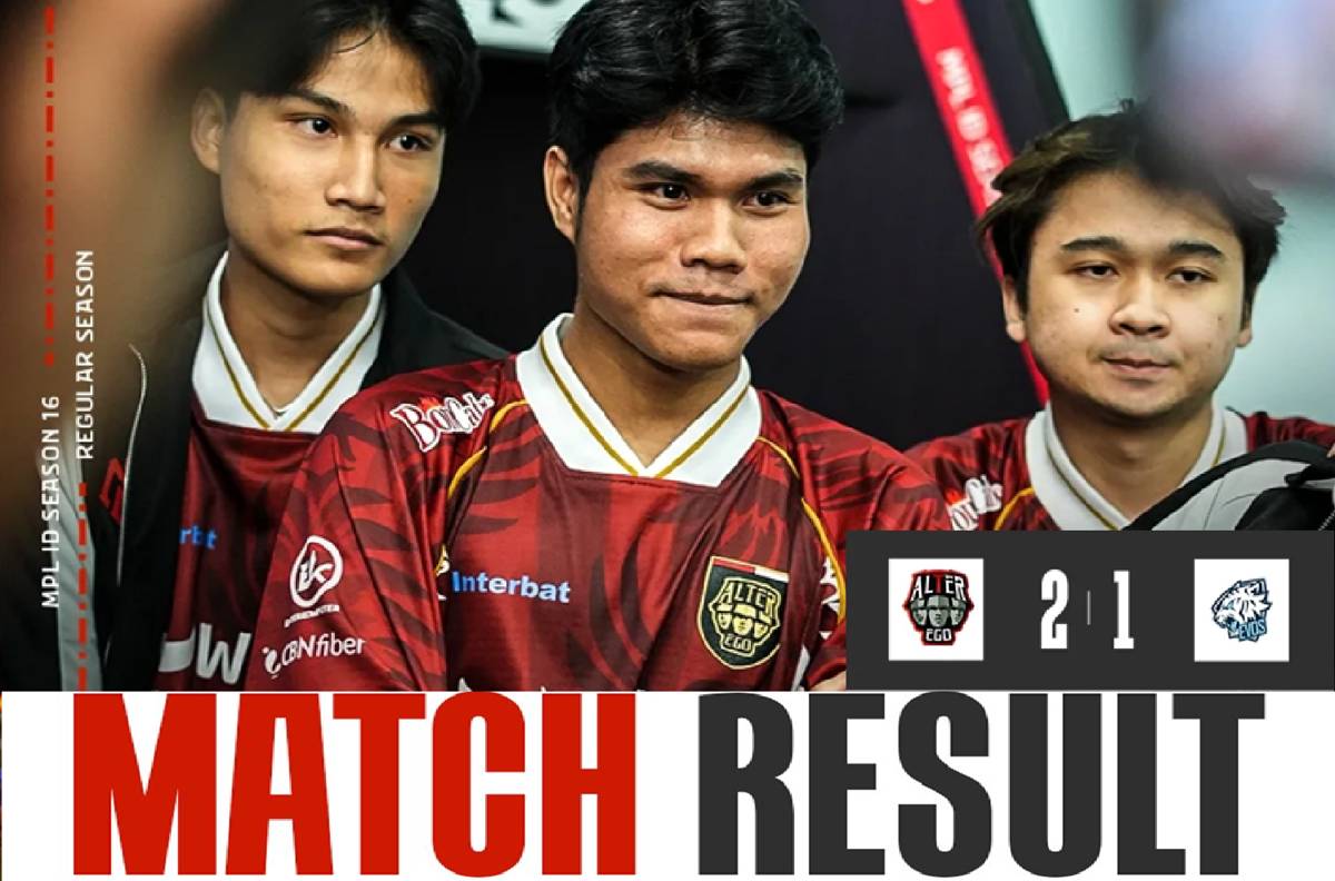 AE kalahkan EVOS 2-1 