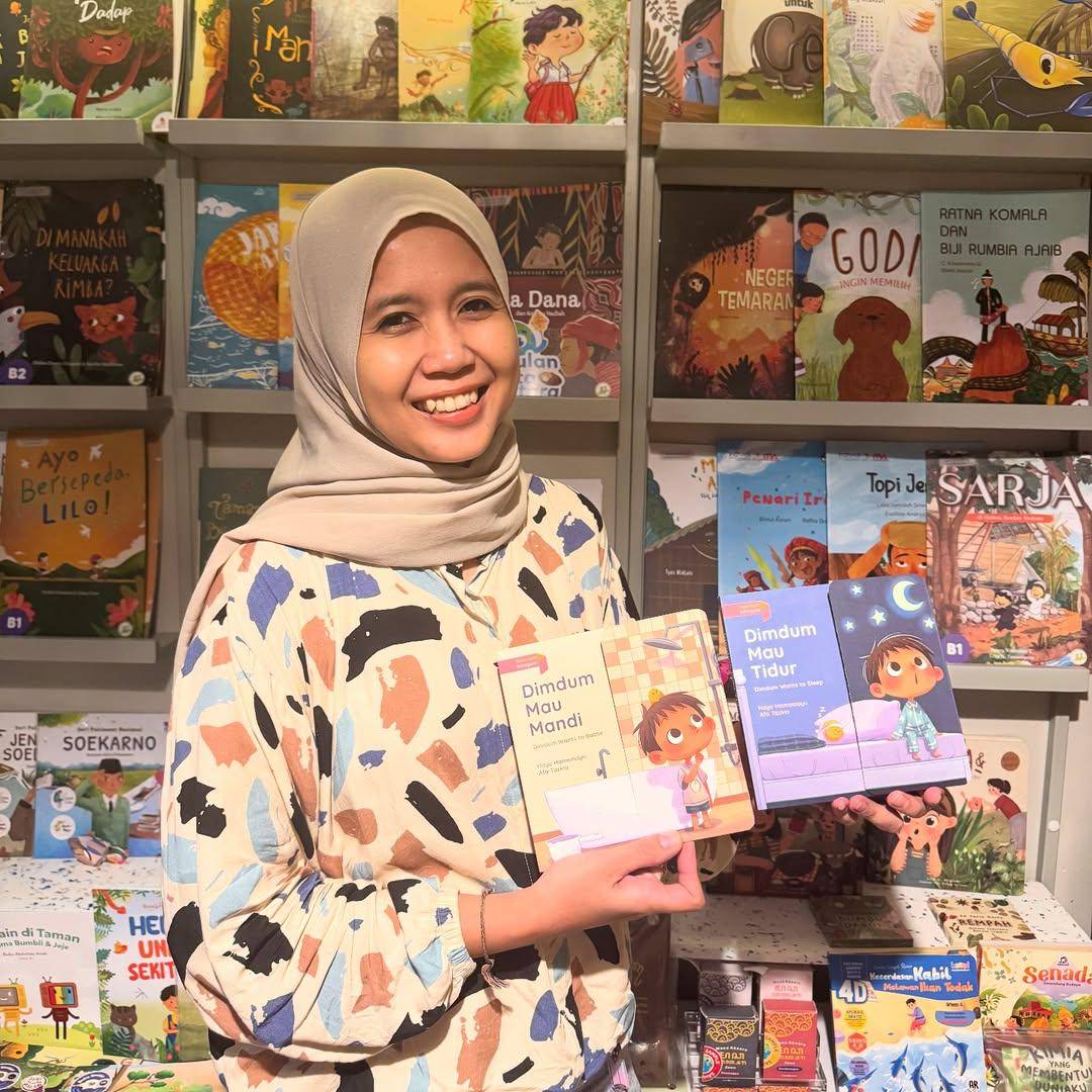 Hayu Hamemayu, penulis buku anak Dimdum Mau Mandi. (instagram.com/toko.gumi)