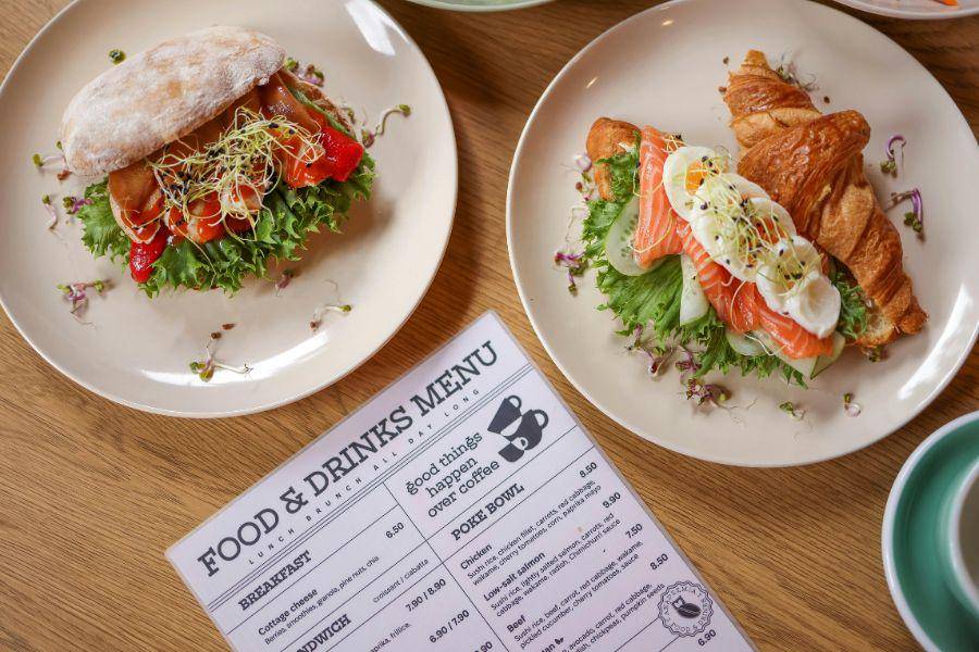 Potret menu di restoran