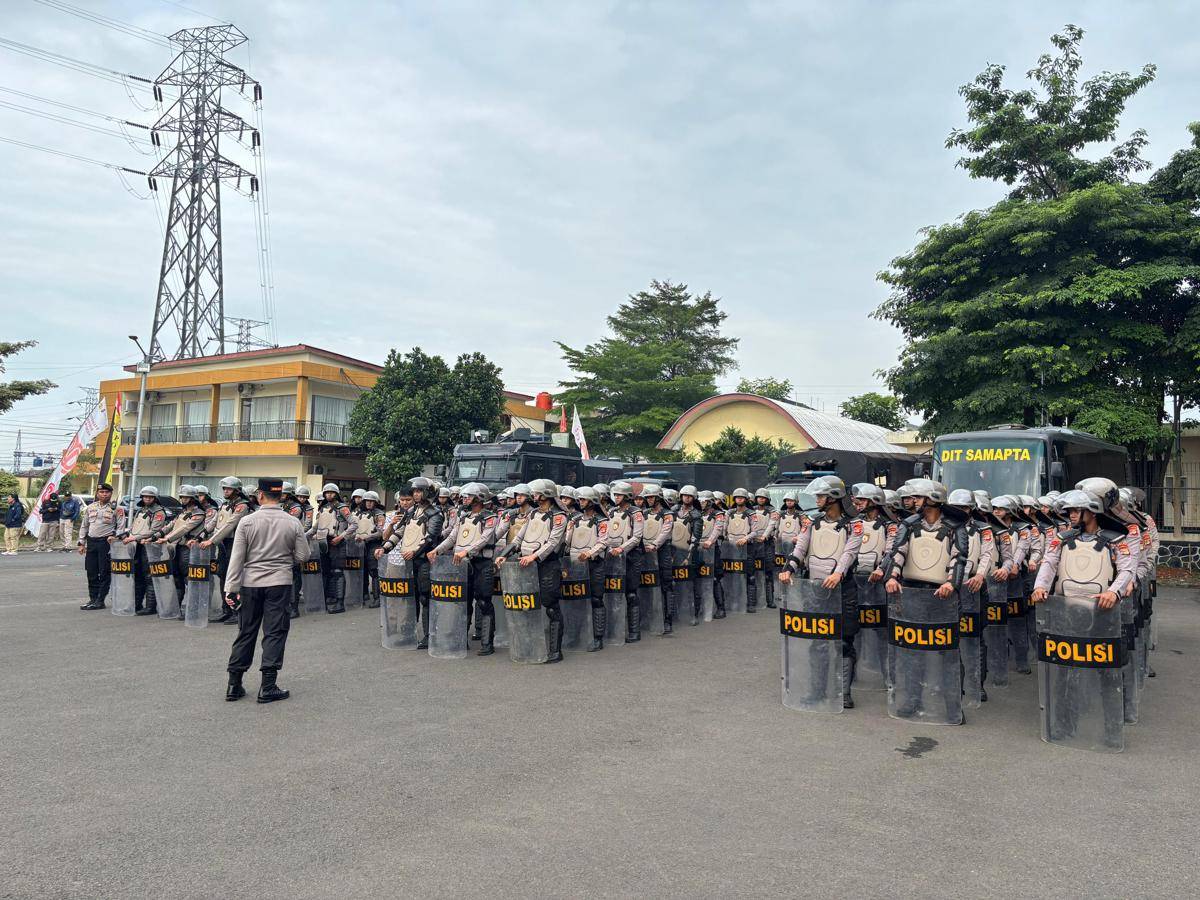Polda Lampung Siapkan Ratusan Personel Amankan Aksi Demonstrasi 