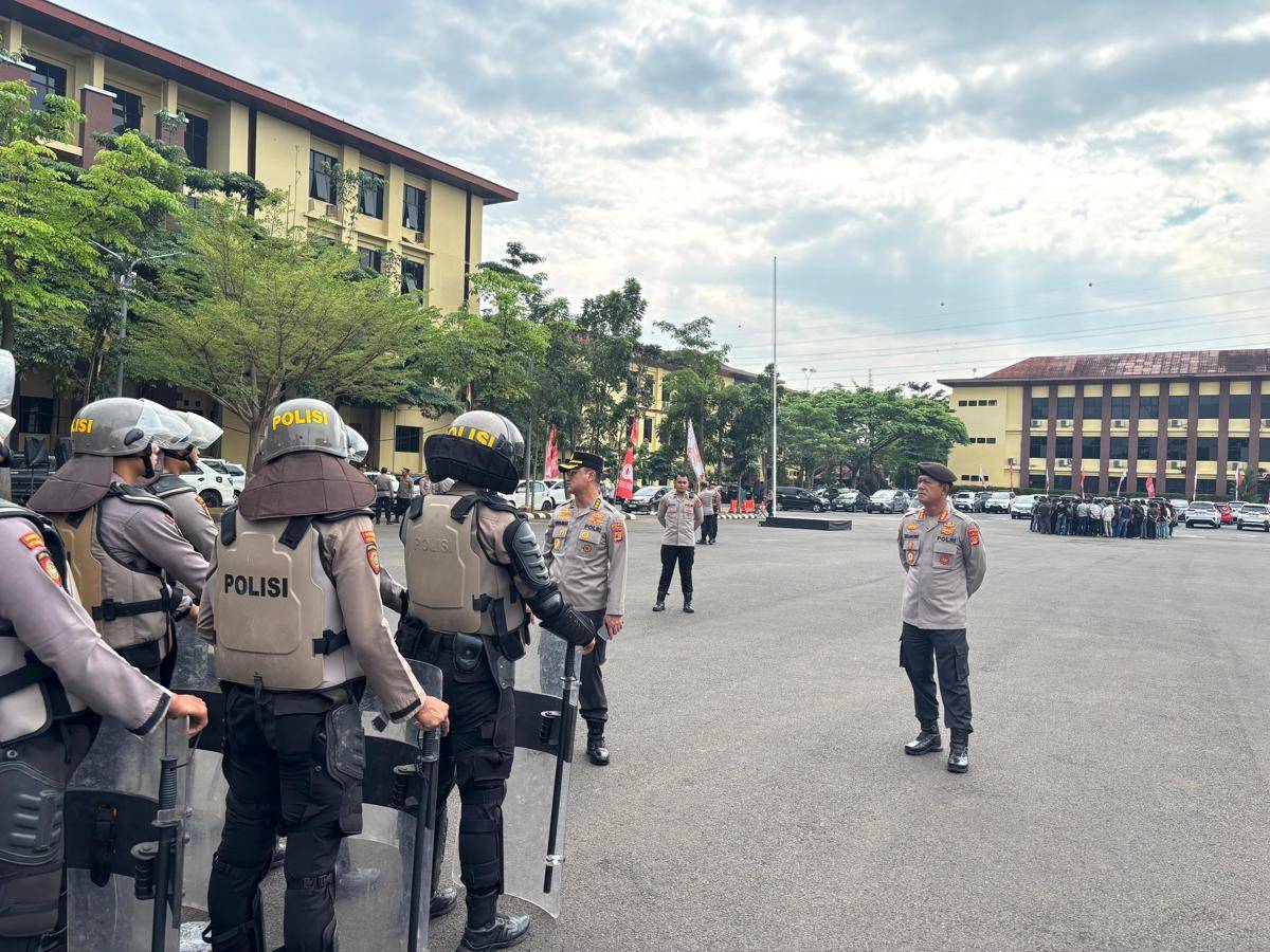 Polda Lampung Siapkan Ratusan Personel Amankan Aksi Demonstrasi