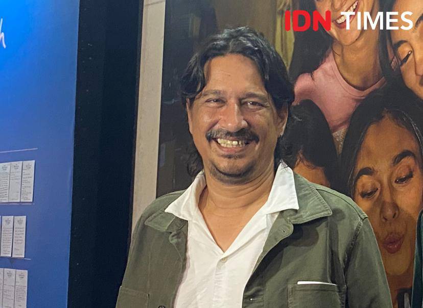 potret Bucek Depp di press conference film Andai Ibu Tidak Menikah dengan Ayah di XXI Plaza Indonesia, Jakarta, Sabtu (30/8/2025)