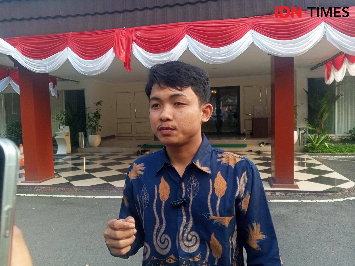 Ketua BEM Universitas Mataram Lalu Nazir Huda.