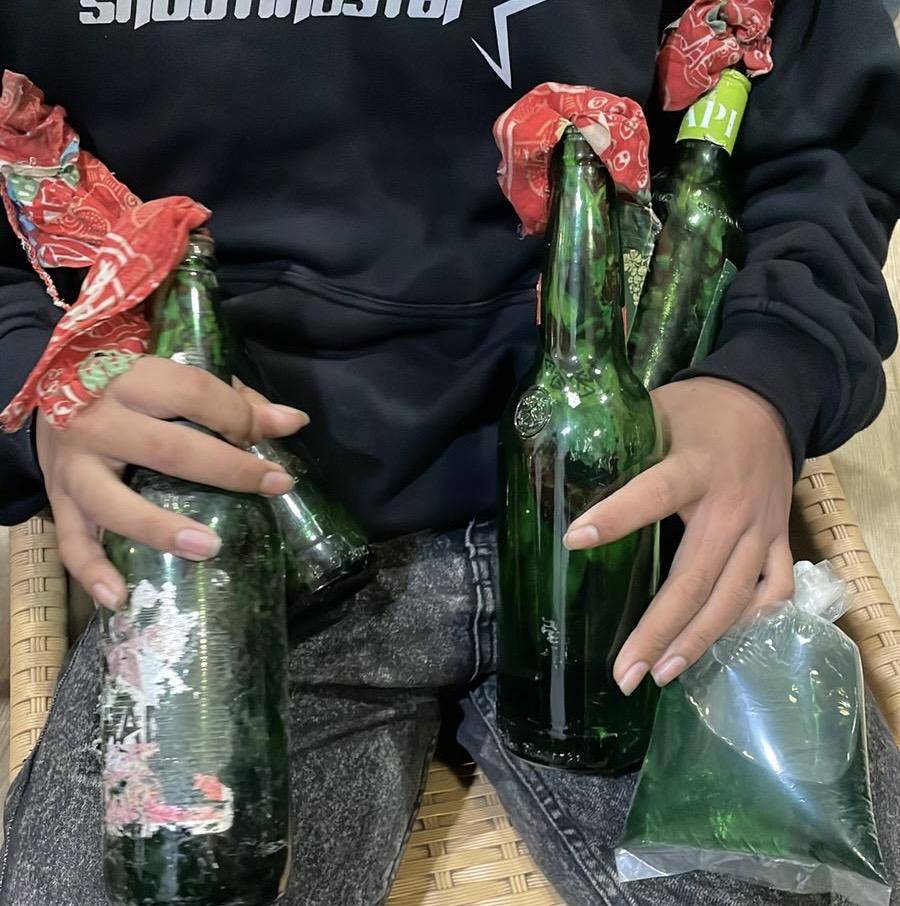 Anak di bawah umur kedapatan bawa bom molotov saat aksi demo di Pontianak.