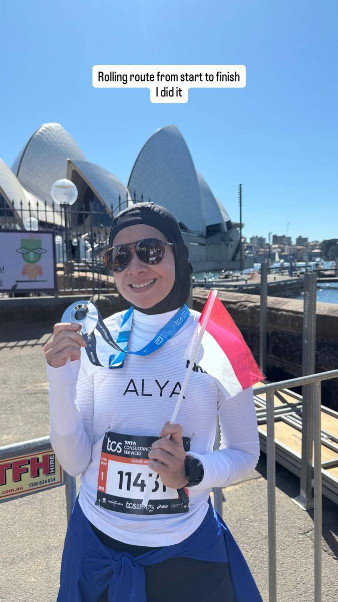 artis di Sydney Marathin 2025