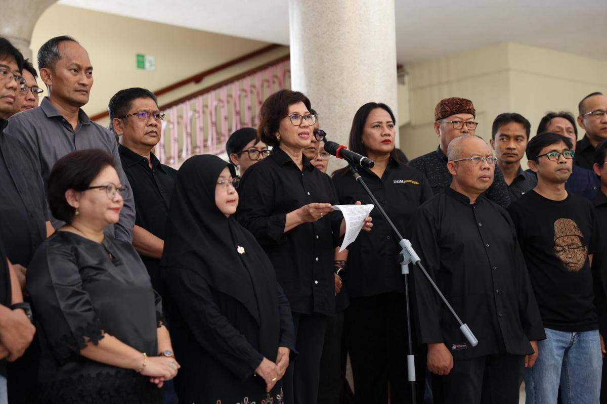 Seruan Moral Sivitas UGM, di Balairung UGM, Minggu (31/8/2025).  (Dok. Istimewa)