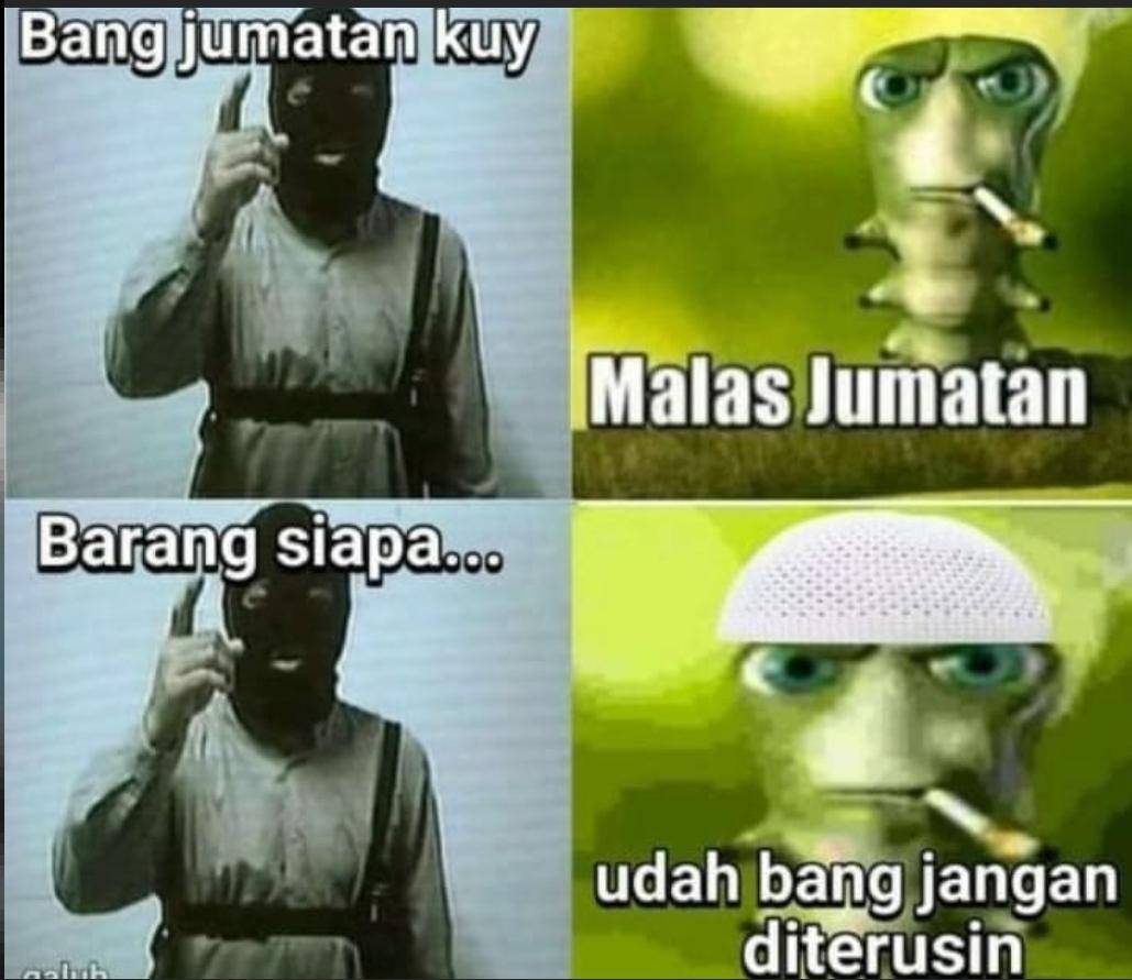 meme salat Jumat