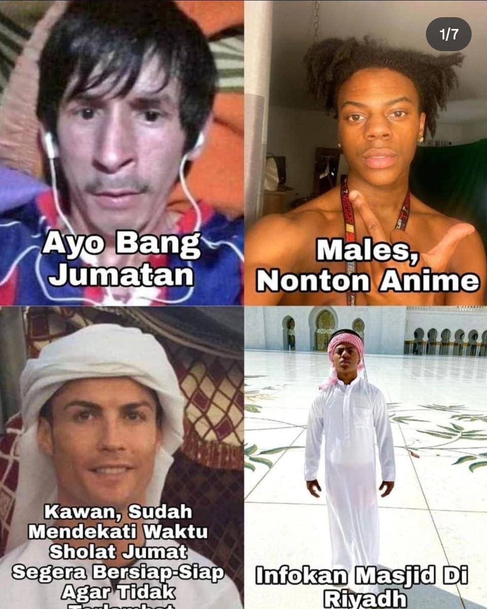 meme salat Jumat