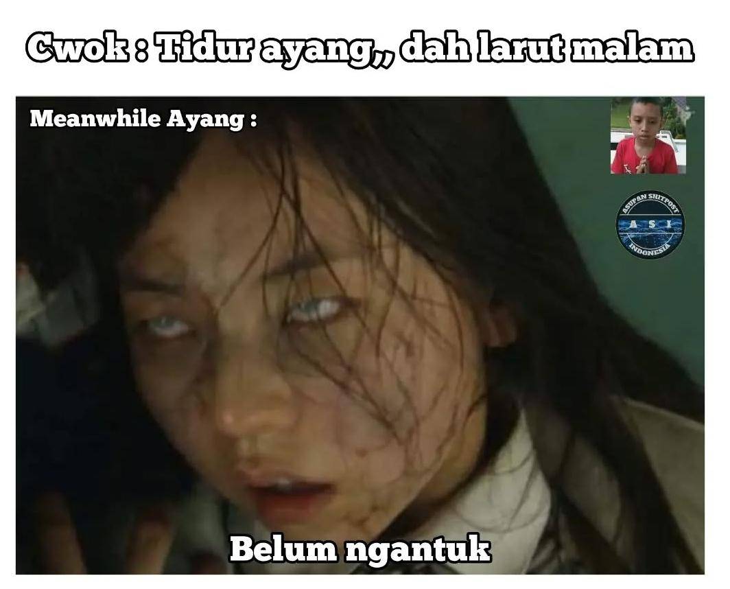 meme ngantuk