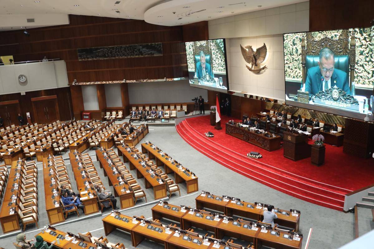 suasana Rapat Paripurna DPR RI