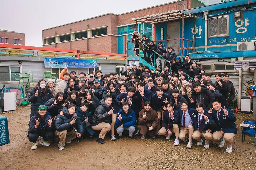 momen syuting terakhir drama The Winning Try (instagram.com/sbsdrama.official)