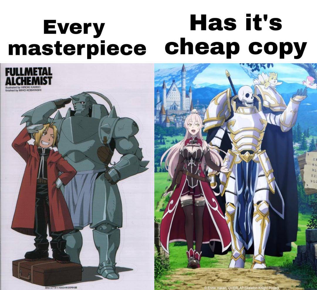 meme anime yang memiliki kemiripan