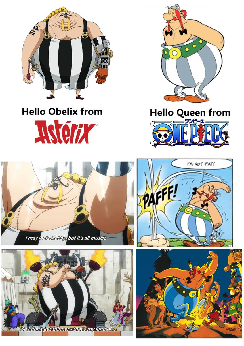 meme anime yang memiliki kemiripan