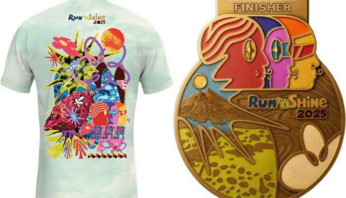 fasilitas jersey dan medali Run 'n Shine 2025 (gik.ugm.ac.id)