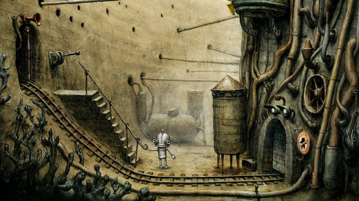 cuplikan gameplay Machinarium