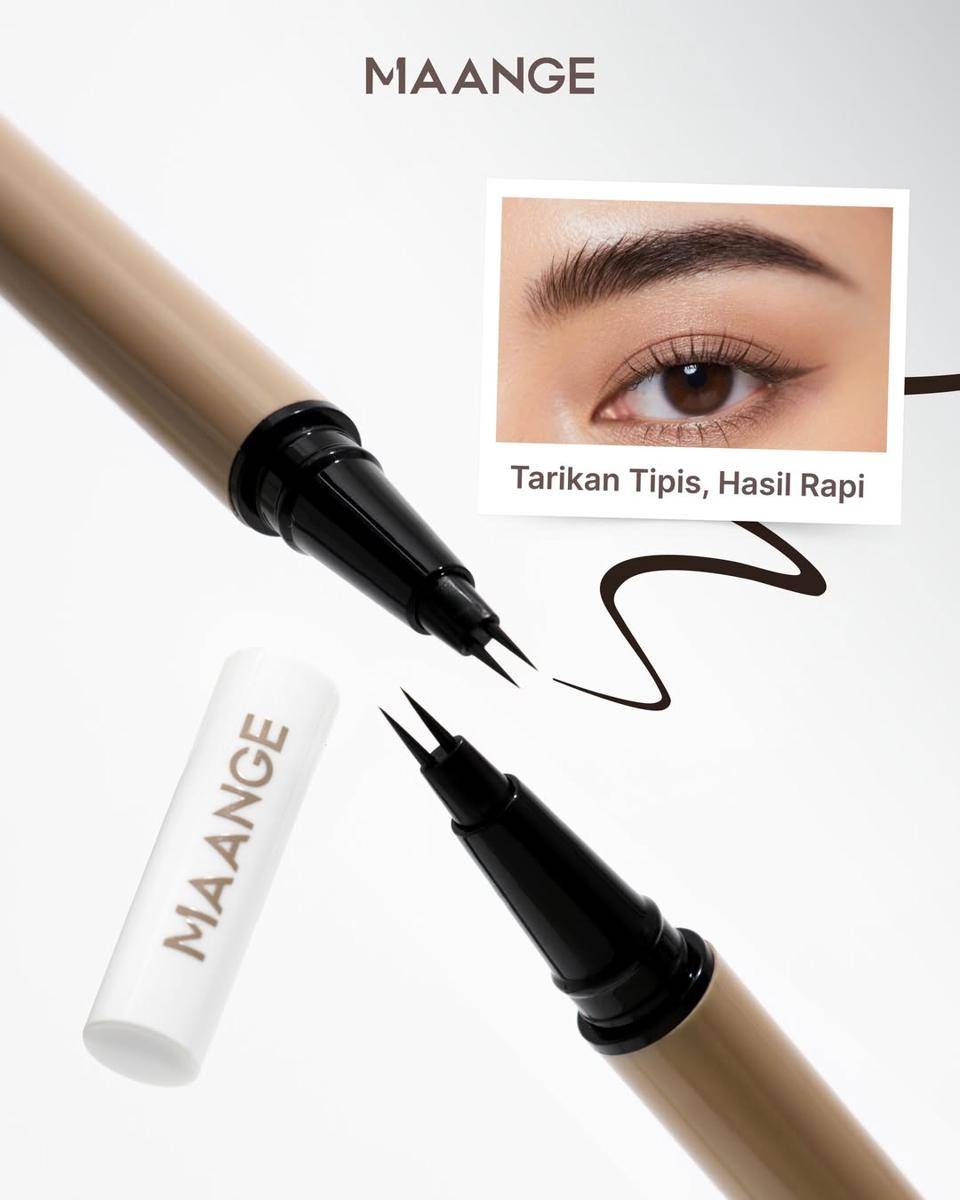 MAANGE Pensil Alis Cair Dual Tip (instagram.com/maange.id)