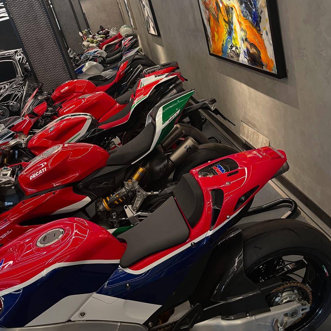 koleksi motor Ahmad Sahroni