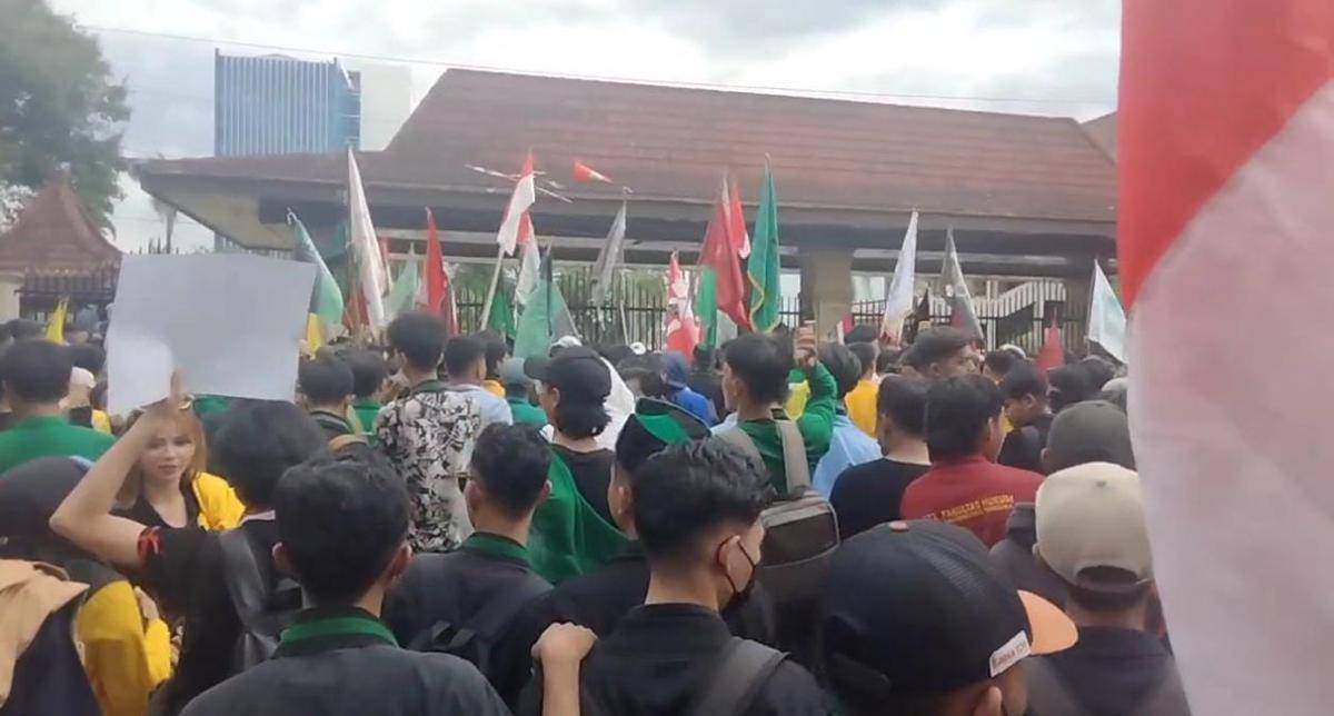 Influencer ramaikan aksi di Palembang (Dok. Tangkapan layar)