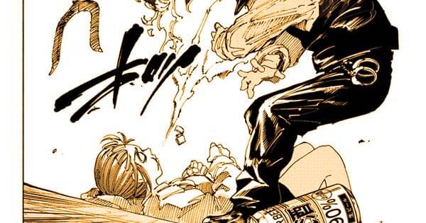 Lu Shaotang menyemburkan api - Sakamoto Days