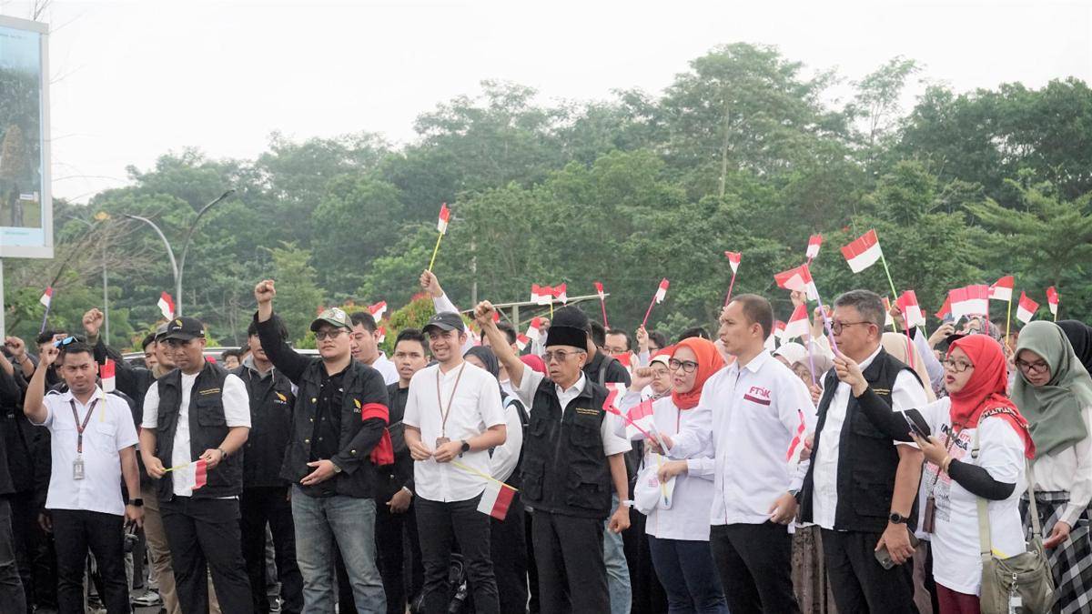 Institut Teknologi Sumatera (Itera) Gelar Doa Bersama Sebelum Melepas Keberangkatan Para Mahasiswa yang Akan Menyampaikan Aspirasi ke Kantor Dewan Perwakilan Rakyat (DPRD) Lampung