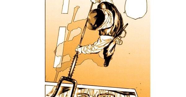 Senjata sasumata yang dibawa polisi - Sakamoto Days