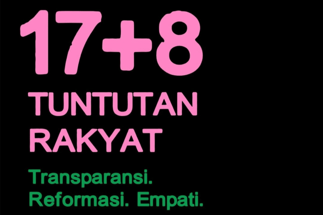 Unggahan 17+8 tuntutan rakyat