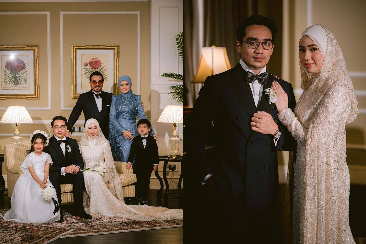 pernikahan Aazief anak sambung Siti Nurhaliza