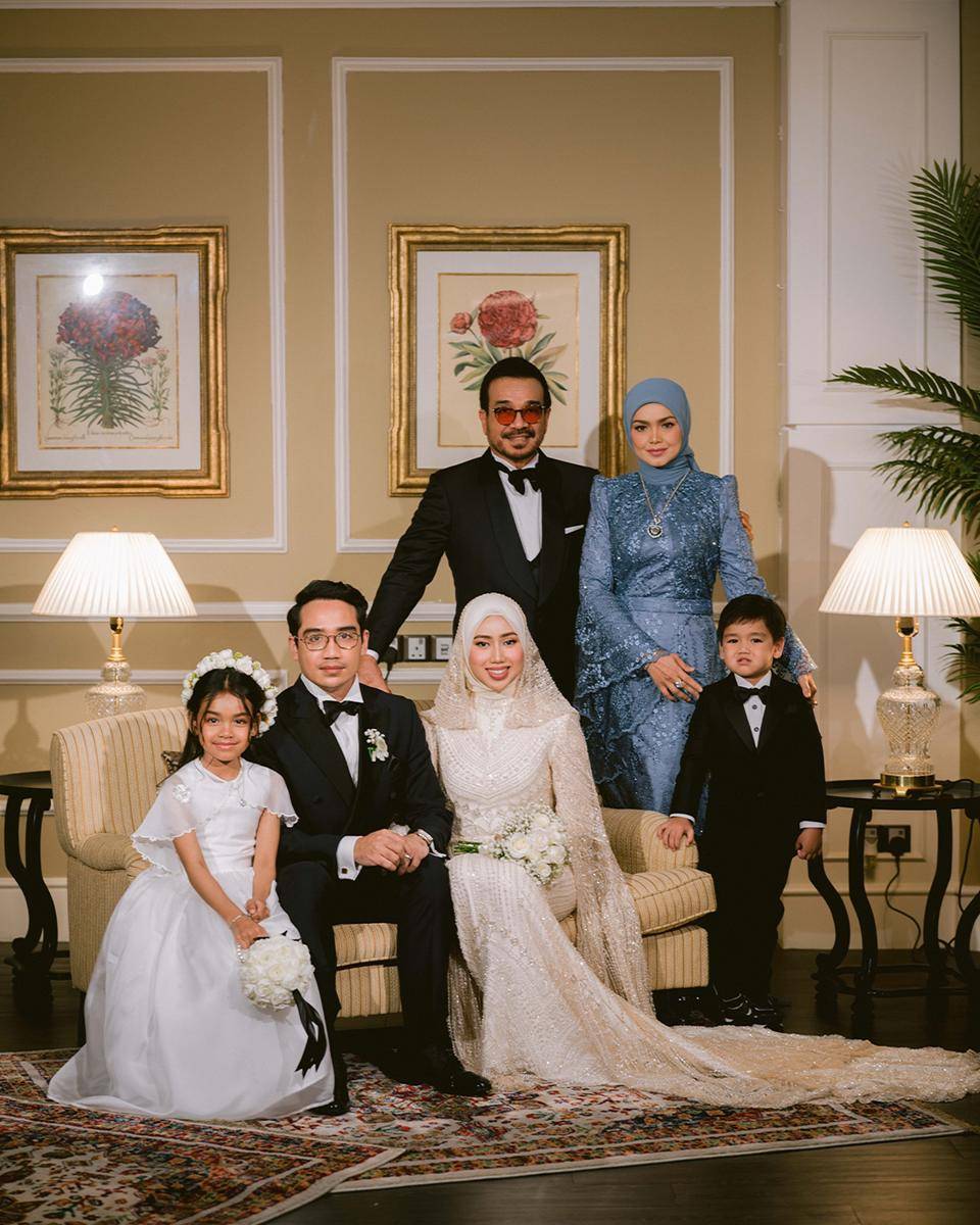 pernikahan Aazief anak sambung Siti Nurhaliza