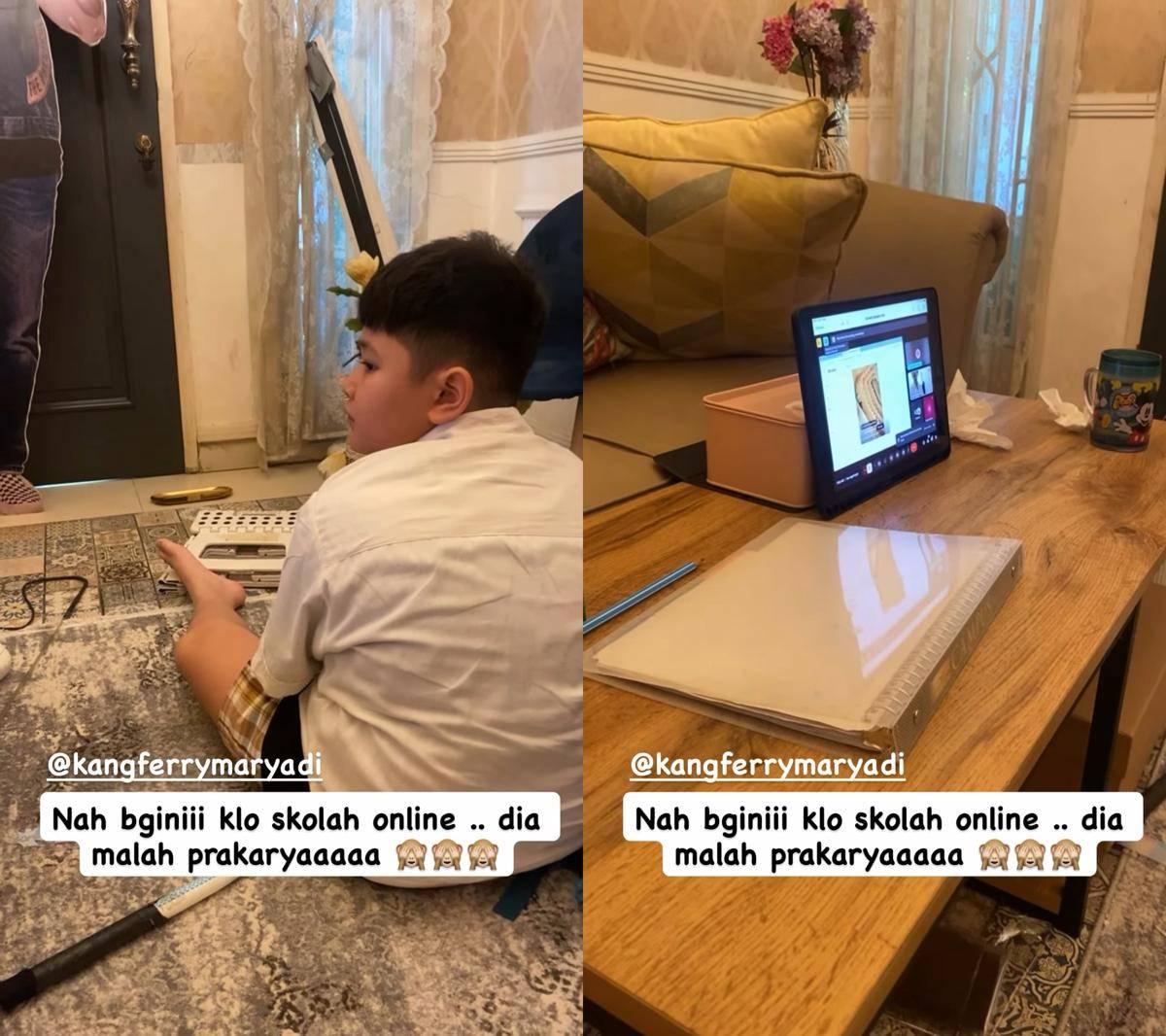 anak artis sekolah online 