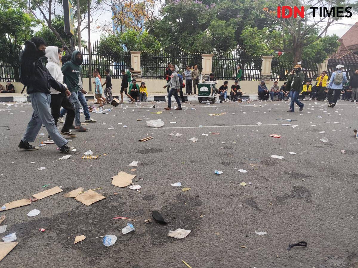 Melihat Potret Damai Aksi di Palembang (IDN Times/Rangga Efrizal)
