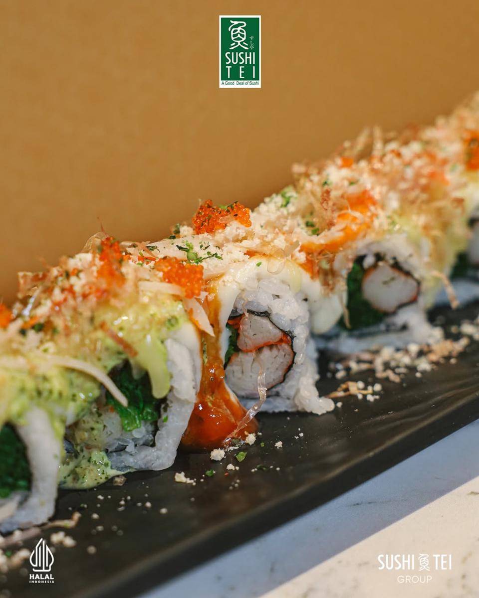 Potret menu Sushi Tei 