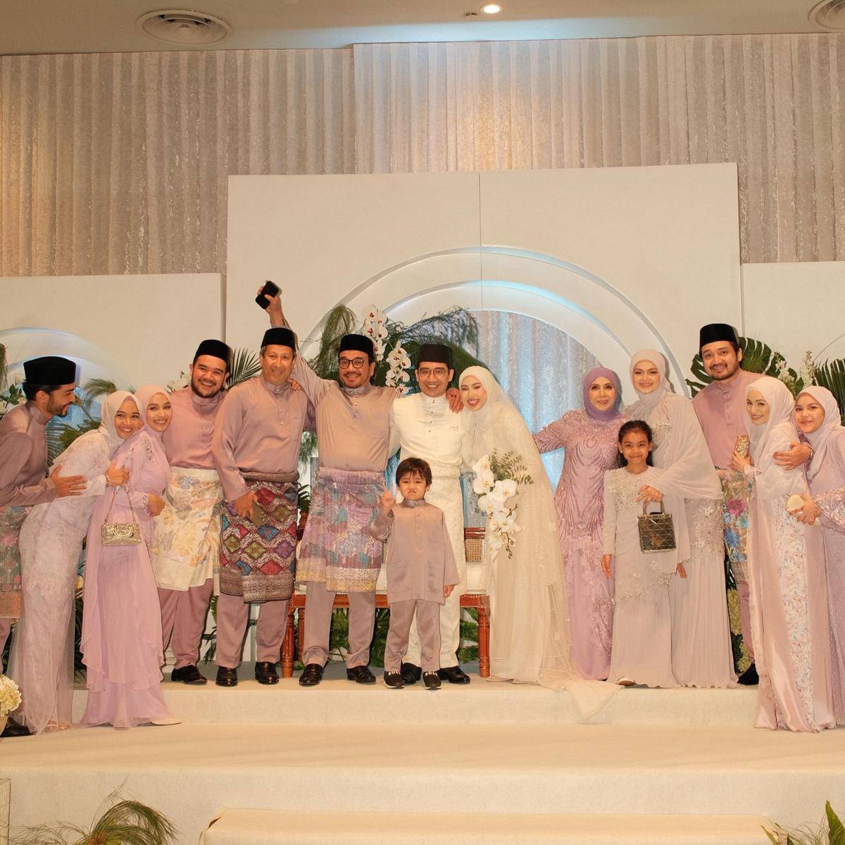 pernikahan Aazief anak sambung Siti Nurhaliza