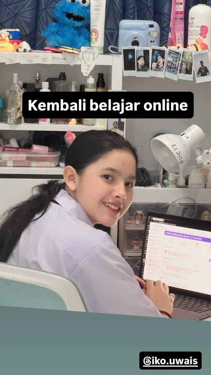 anak artis sekolah online 