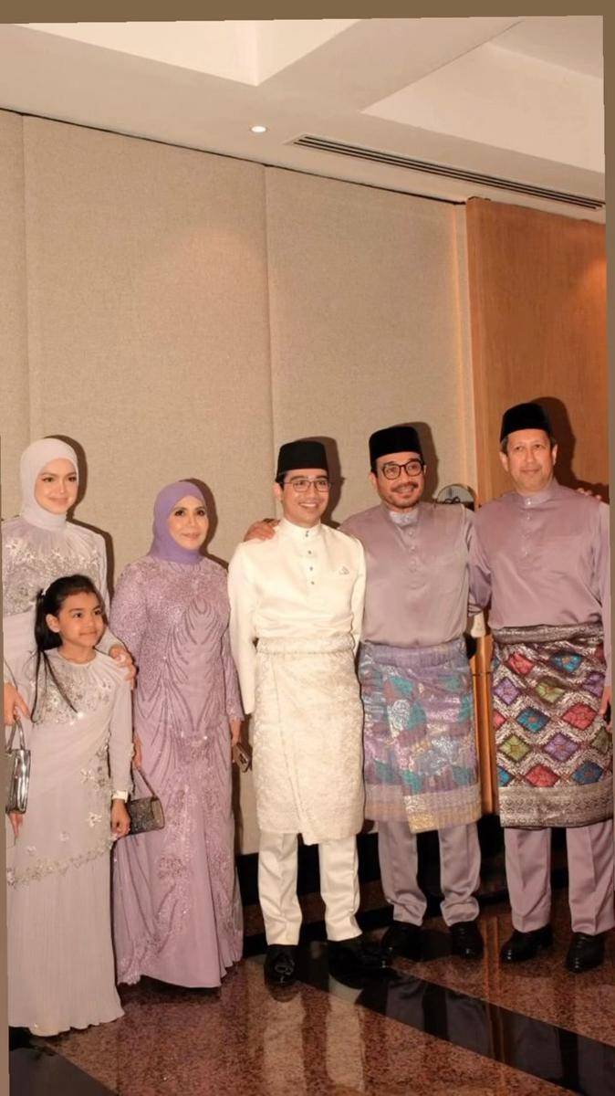 pernikahan Aazief anak sambung Siti Nurhaliza