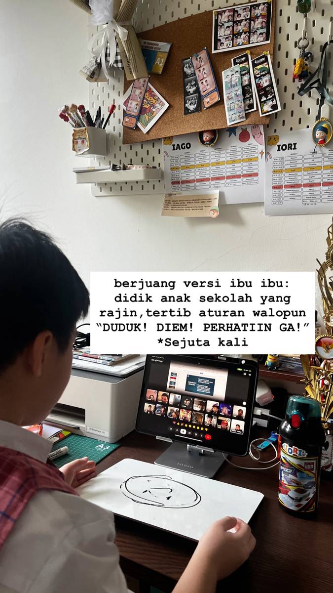anak artis sekolah online 