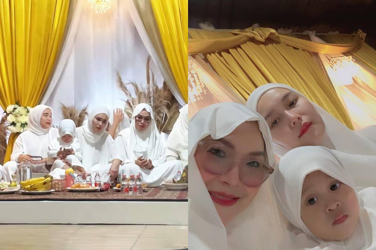 peringatan 1 tahun kepergian keponakan Ayu Ting Ting