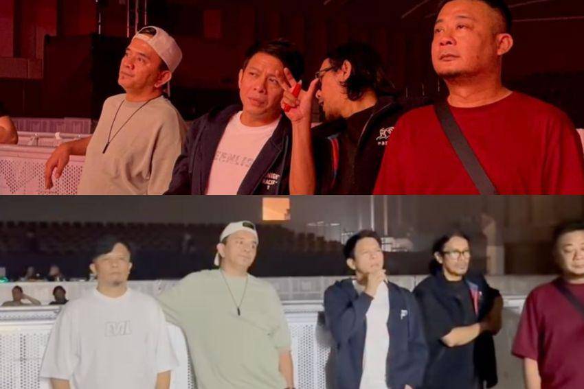 momen Ariel hadir di konser Peterpan yang ditunda